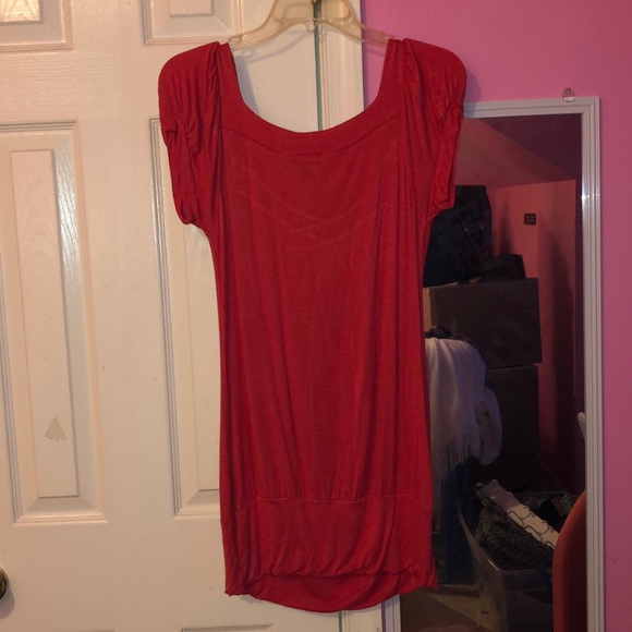 Red tunic top - Picture 2 of 2